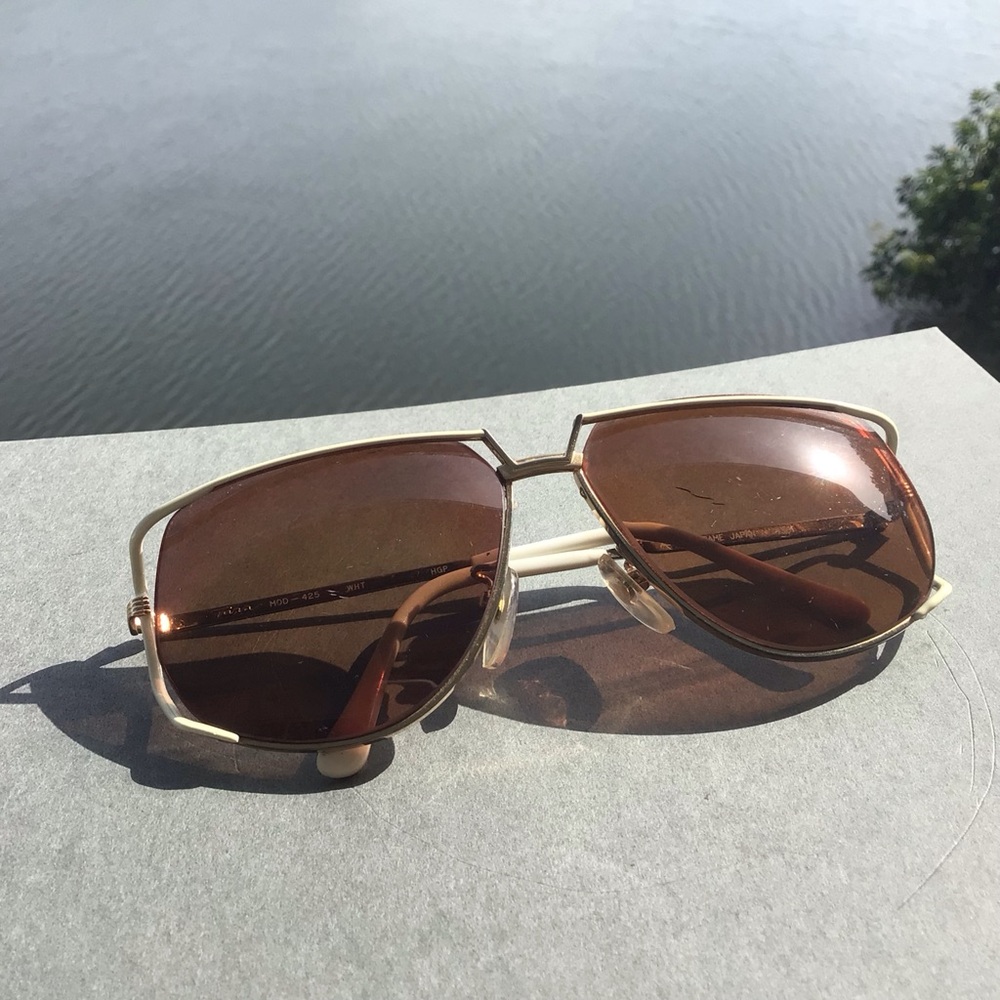 Rare Groovy Tura Sunglasses Mod 425 WHY HGP Made in Japan - Picture 3 of 16